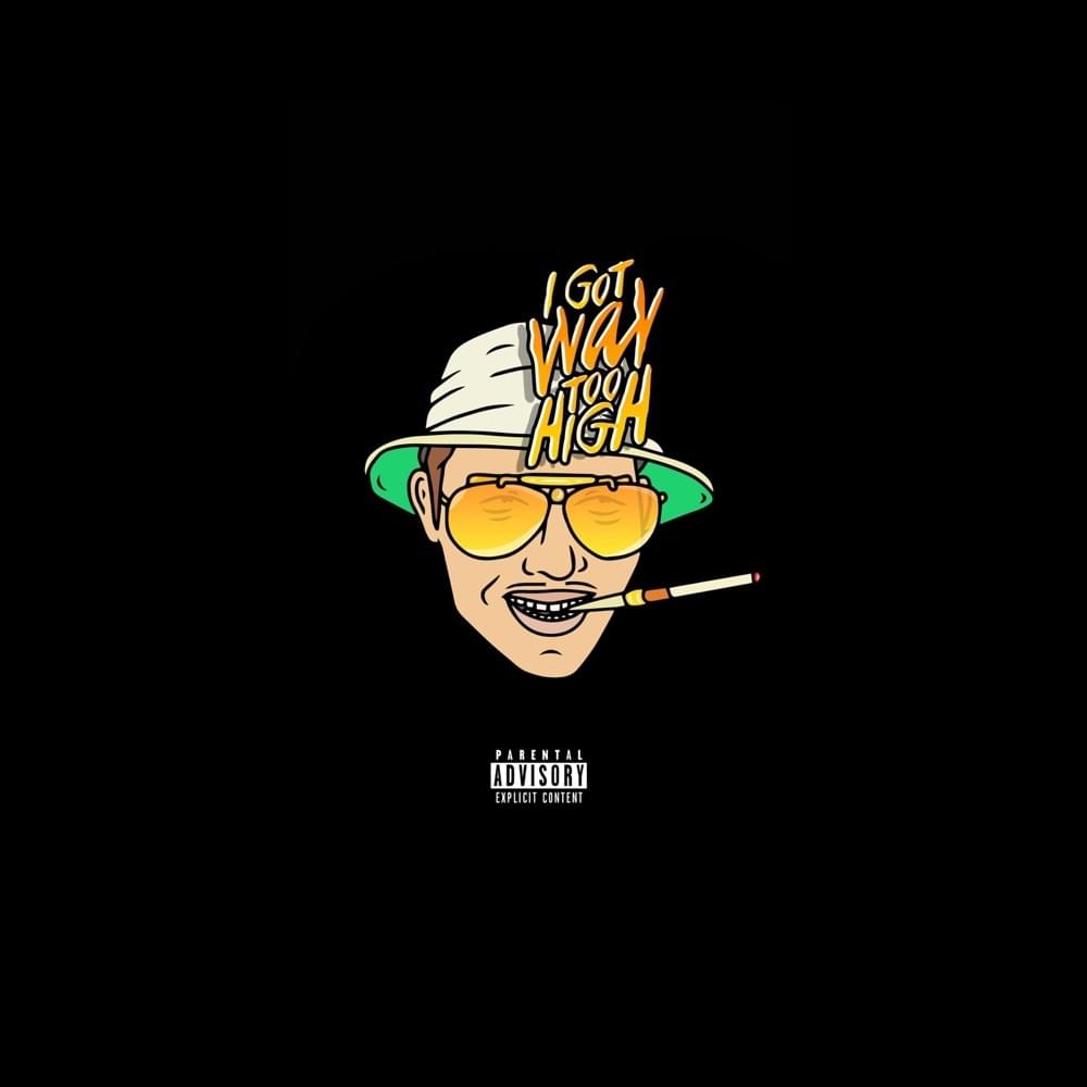 Album cover art for "I Got Way Too High" by Cal Scruby