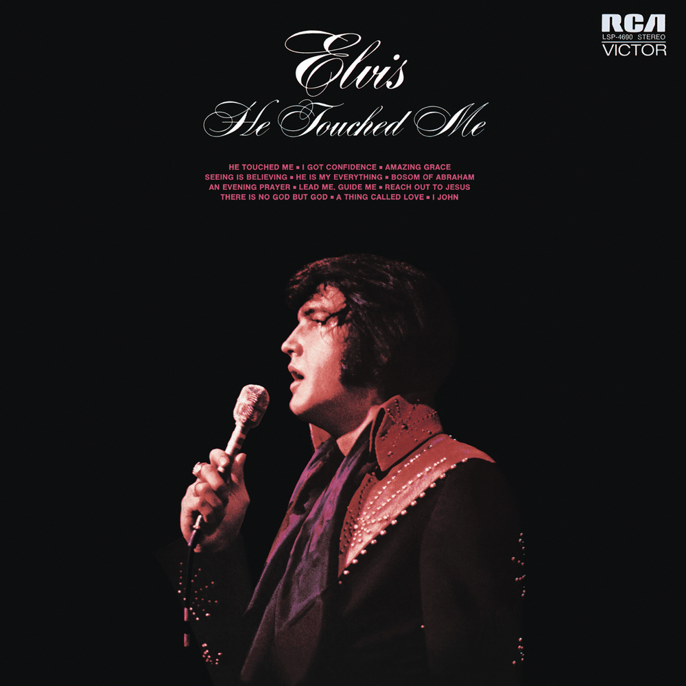 Album cover art for "Lead Me, Guide Me" by Elvis Presley