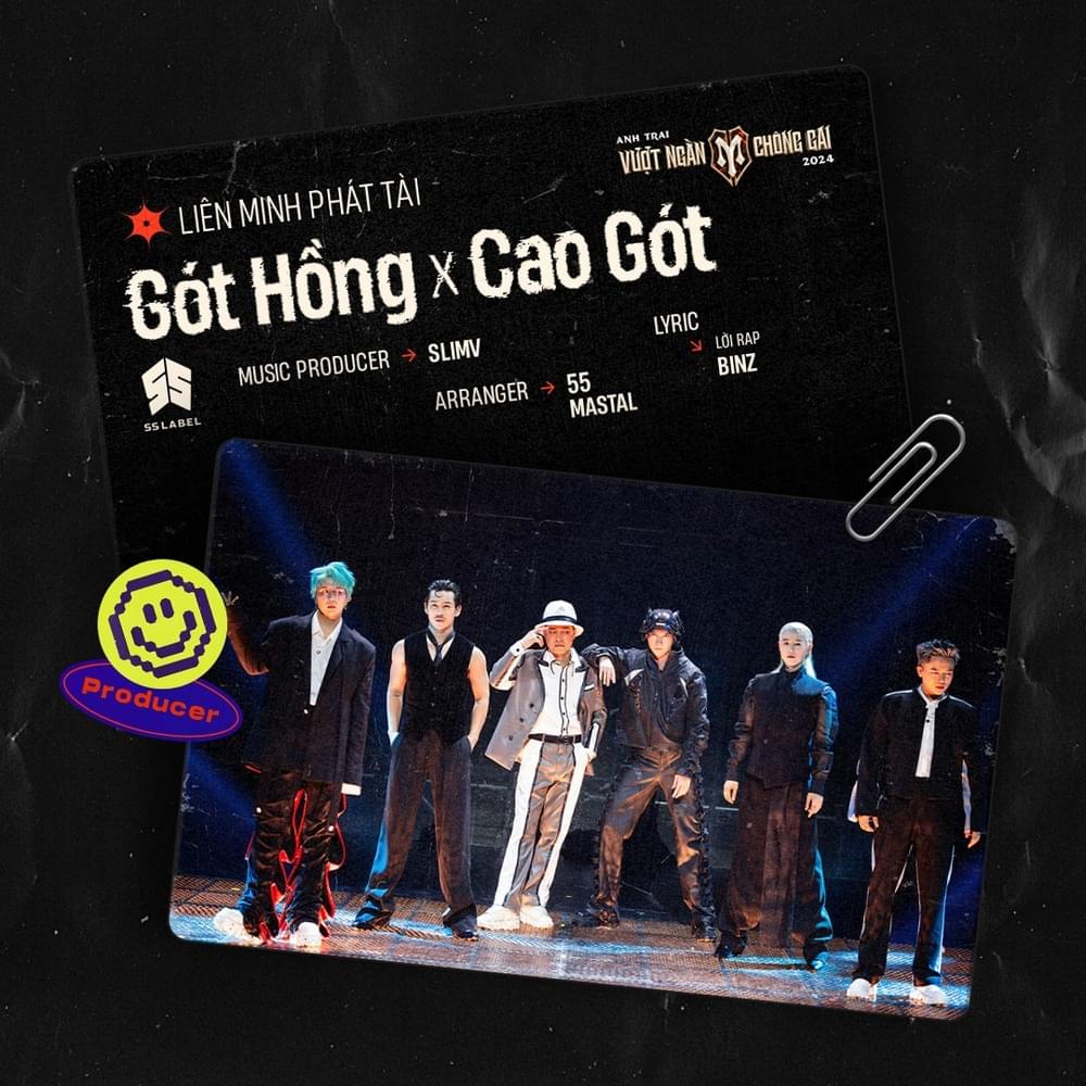 Album cover art for "Gót Hồng / Cao Gót" by Anh Trai Vượt Ngàn Chông Gai 2024