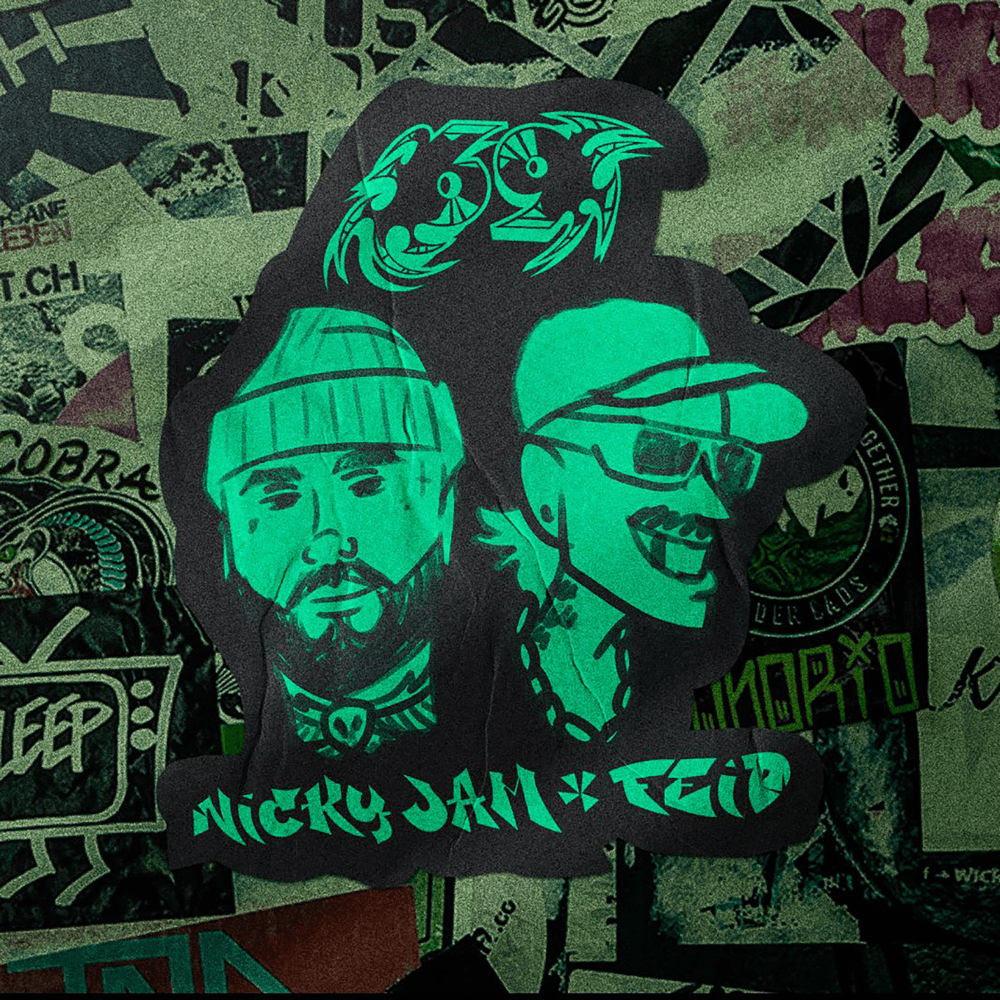 Album cover art for "69" by Nicky Jam