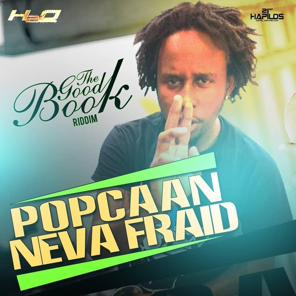 Album cover art for "Neva Fraid" by Popcaan