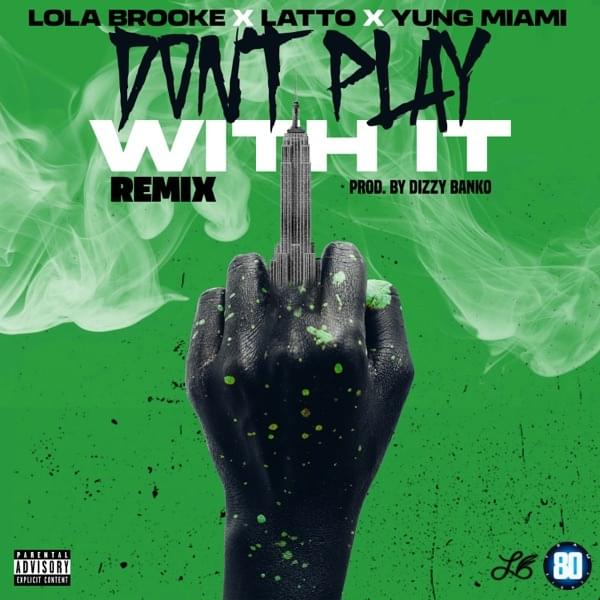 Album cover art for "Don’t Play With It (Remix)" by EA Sports & Yung Miami & Latto