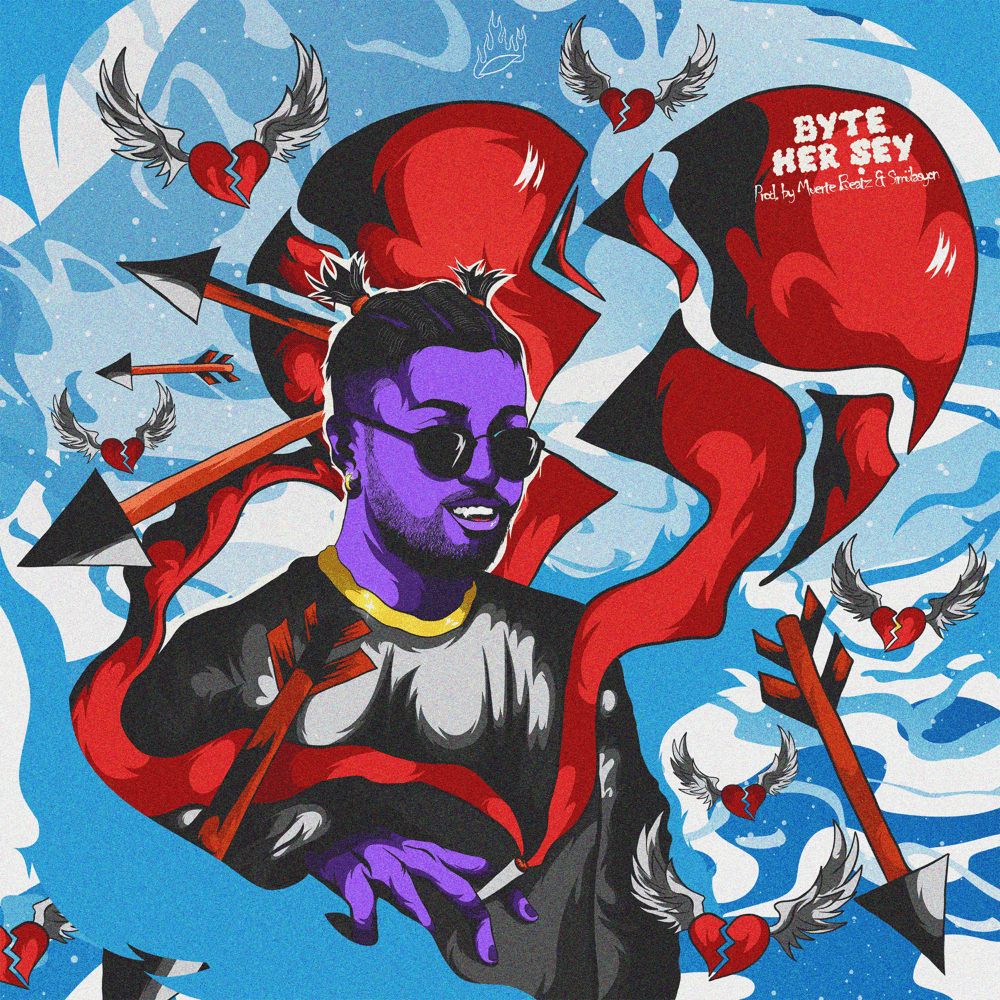 Album cover art for "Her Şey" by BYTE
