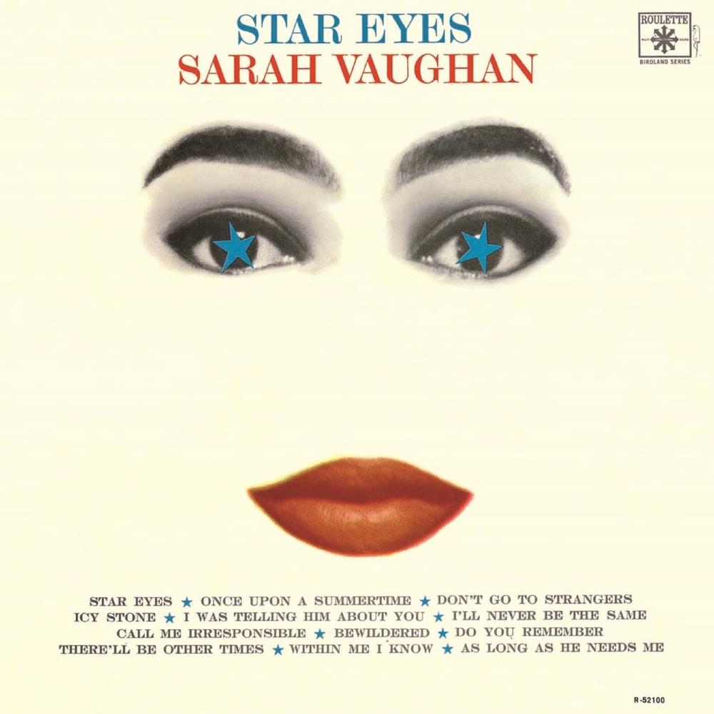 Album cover art for "Call Me Irresponsible" by Sarah Vaughan