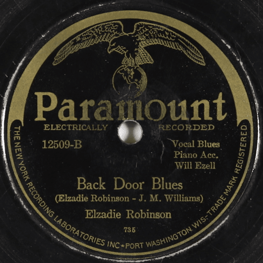 Back Door Blues by Elzadie Robinson
