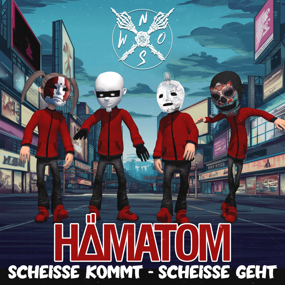 Album cover art for "Scheisse kommt - Scheisse geht" by Hämatom