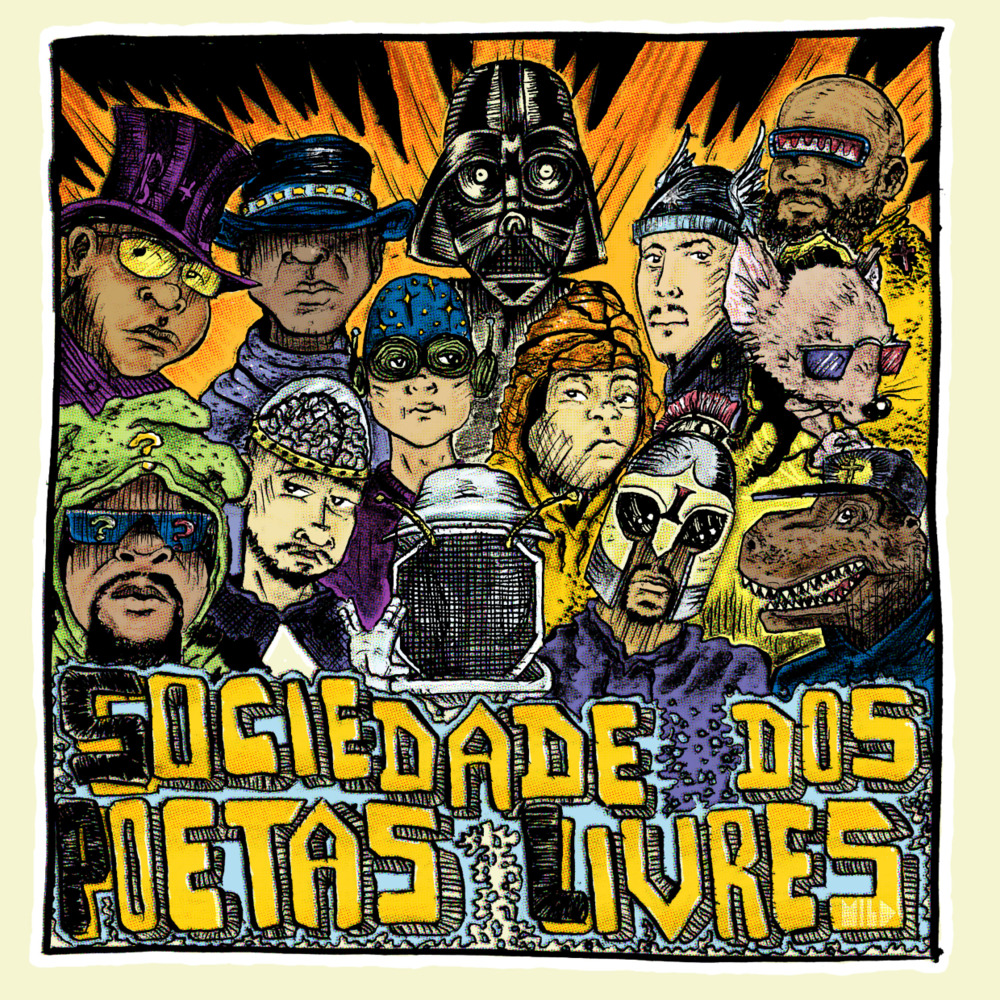 Album cover art for "SP Livre" by Sociedade dos Poetas Livres