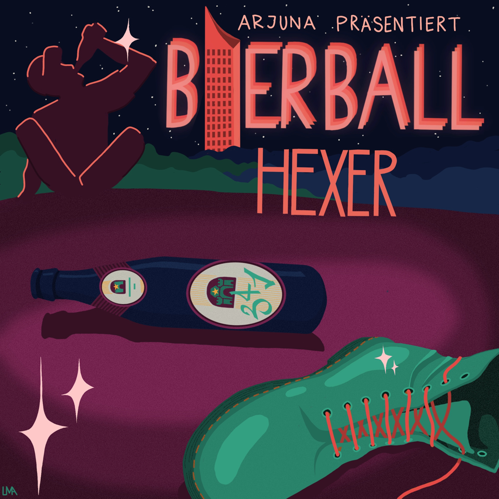 Album cover art for "Bierball" by HeXer