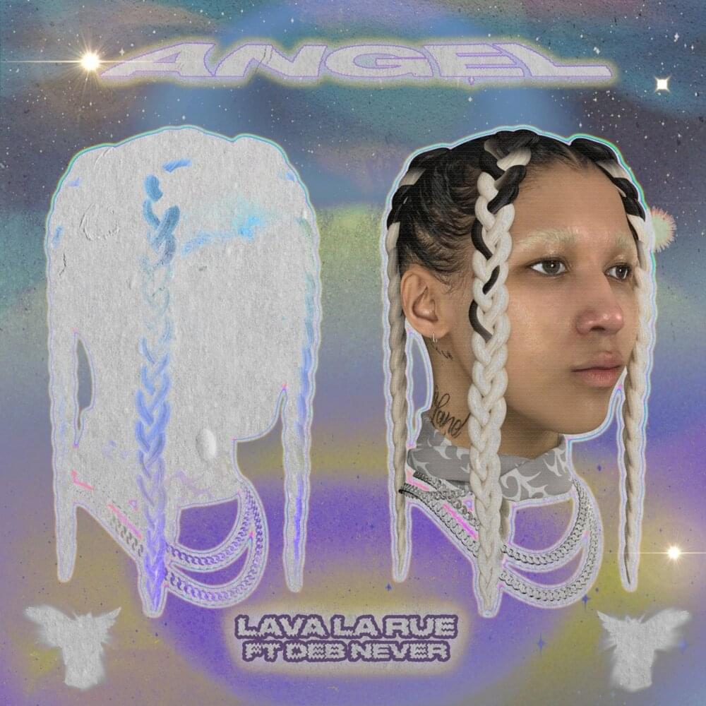Album cover art for "Angel" by Lava La Rue & Deb Never