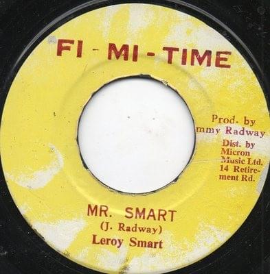 Album cover art for "Mr. Smart" by Leroy Smart