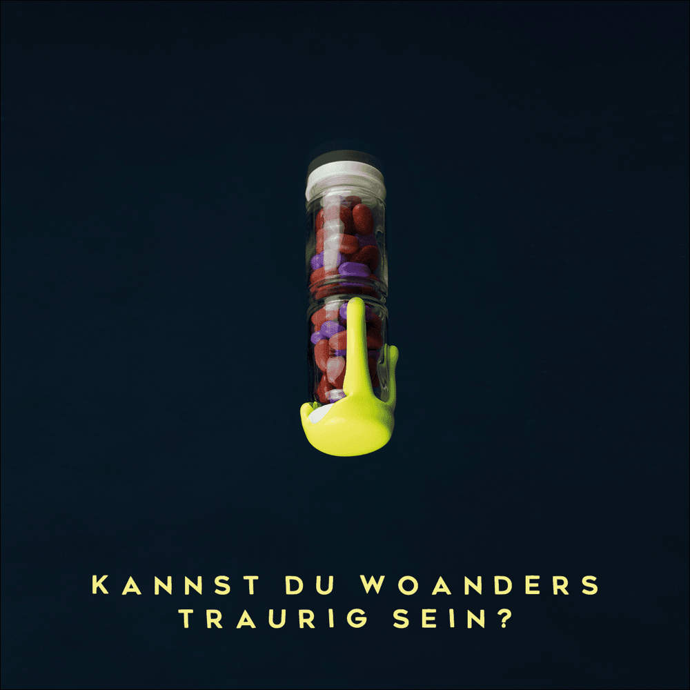 Album cover art for "Kannst du woanders traurig sein?" by CONNY