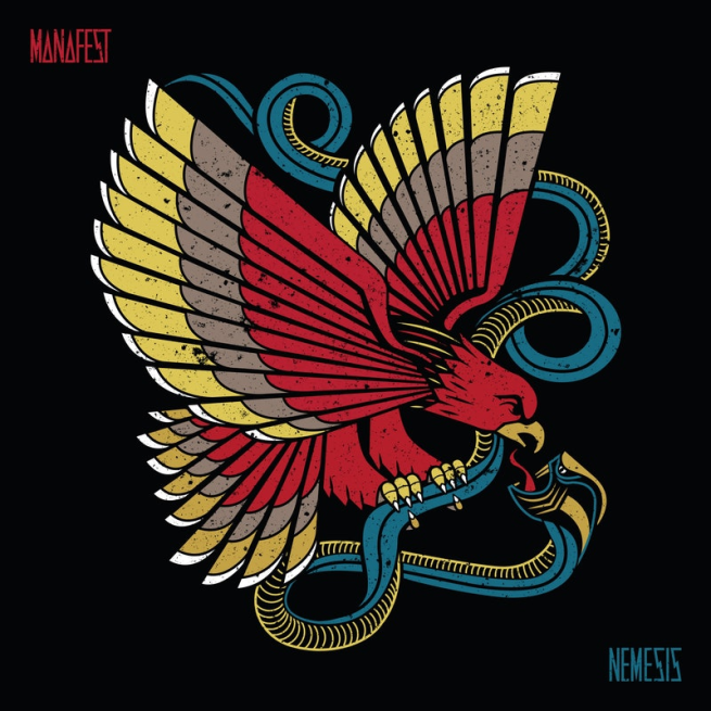 Album cover art for "Nemesis" by Manafest & Sonny Sandoval