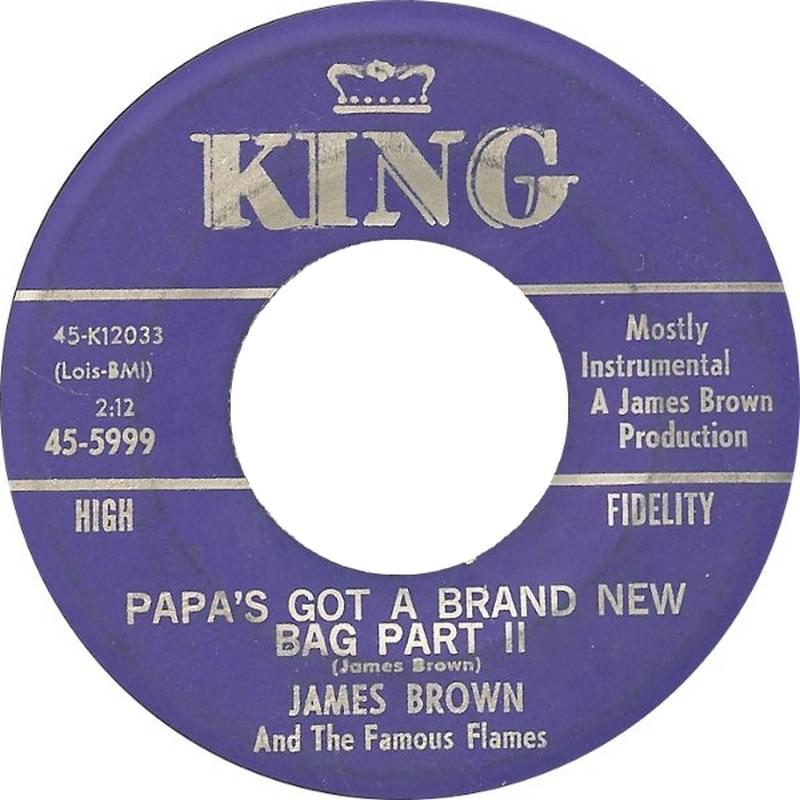 Album cover art for "Papa’s Got a Brand New Bag (Part 2)" by James Brown