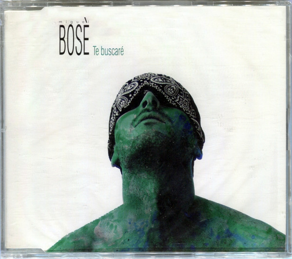 Album cover art for "Te buscaré" by Miguel Bosé