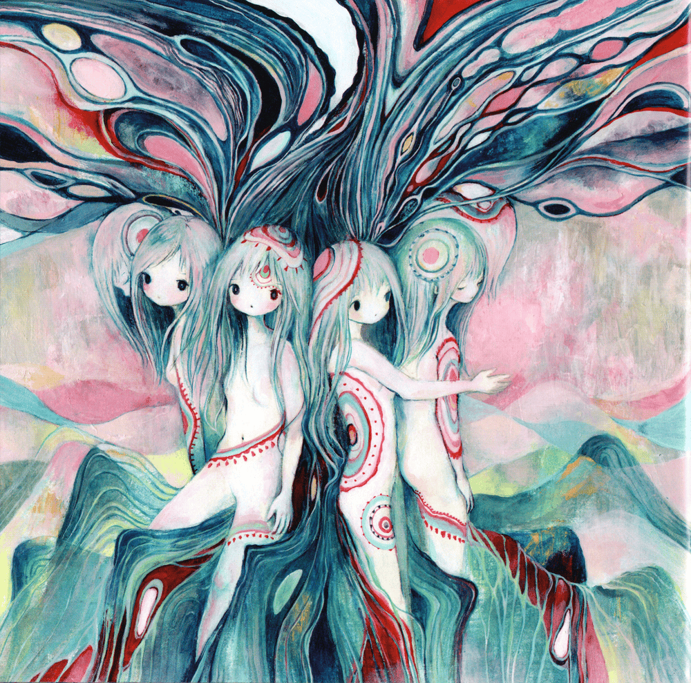 Album cover art for "おまもり大樹 (Omamori Taiju)" by きくお (Kikuo) & si_ku (しーく)