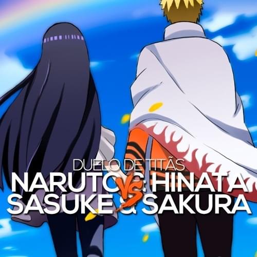 Album cover art for "Naruto e Hinata VS. Sasuke e Sakura" by 7 Minutoz & Felícia Rock & Sárcelli