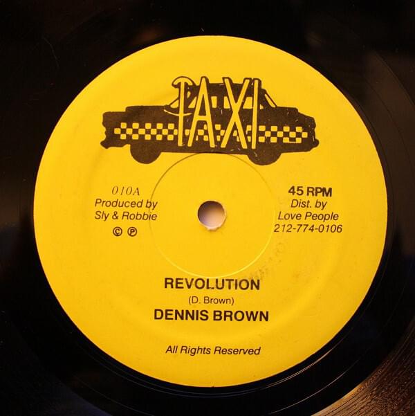 Album cover art for "Revolution" by Dennis Brown