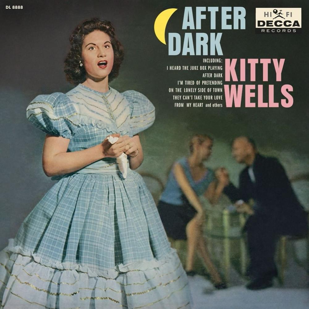 Album cover art for "After Dark" by Kitty Wells