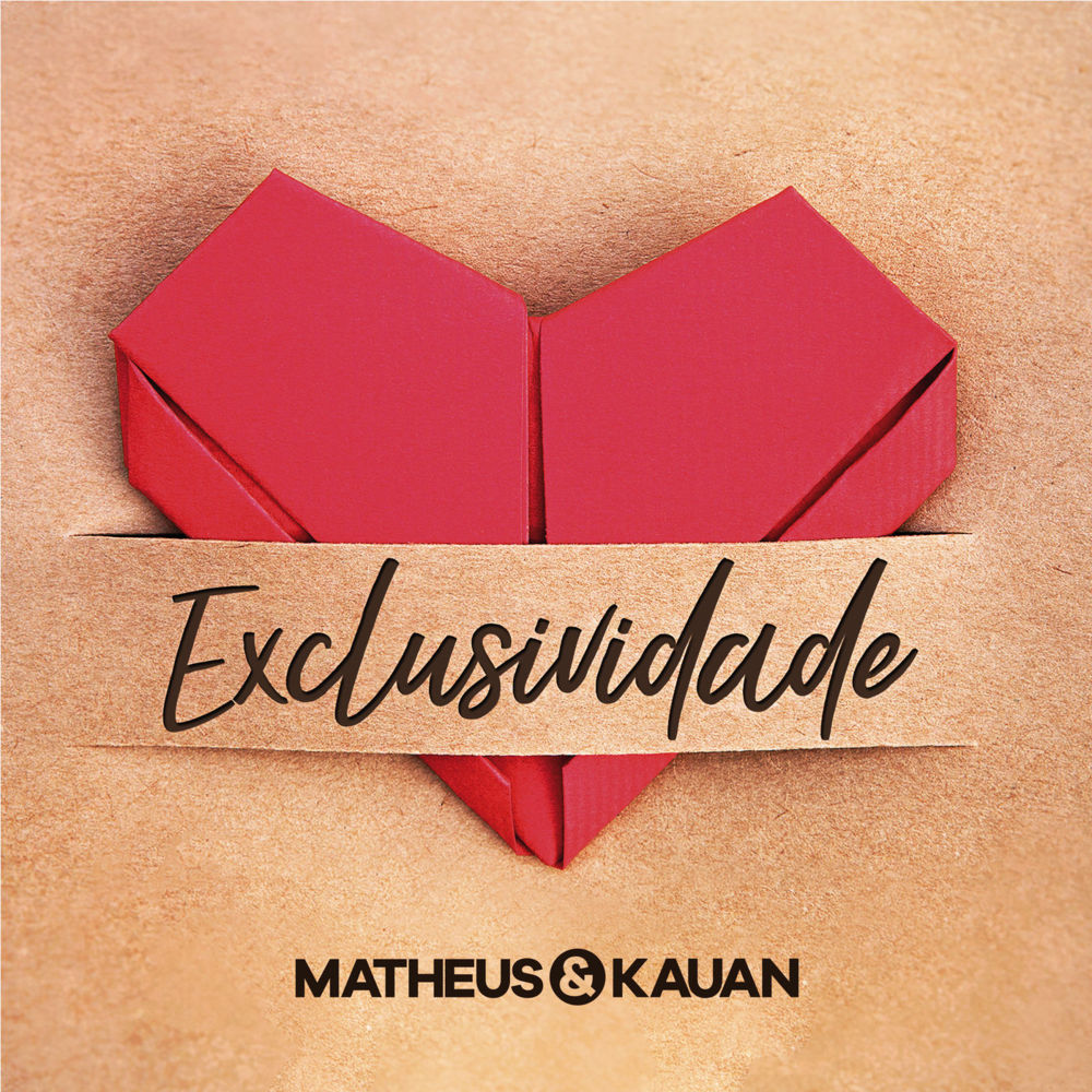Album cover art for "Exclusividade" by Matheus & Kauan