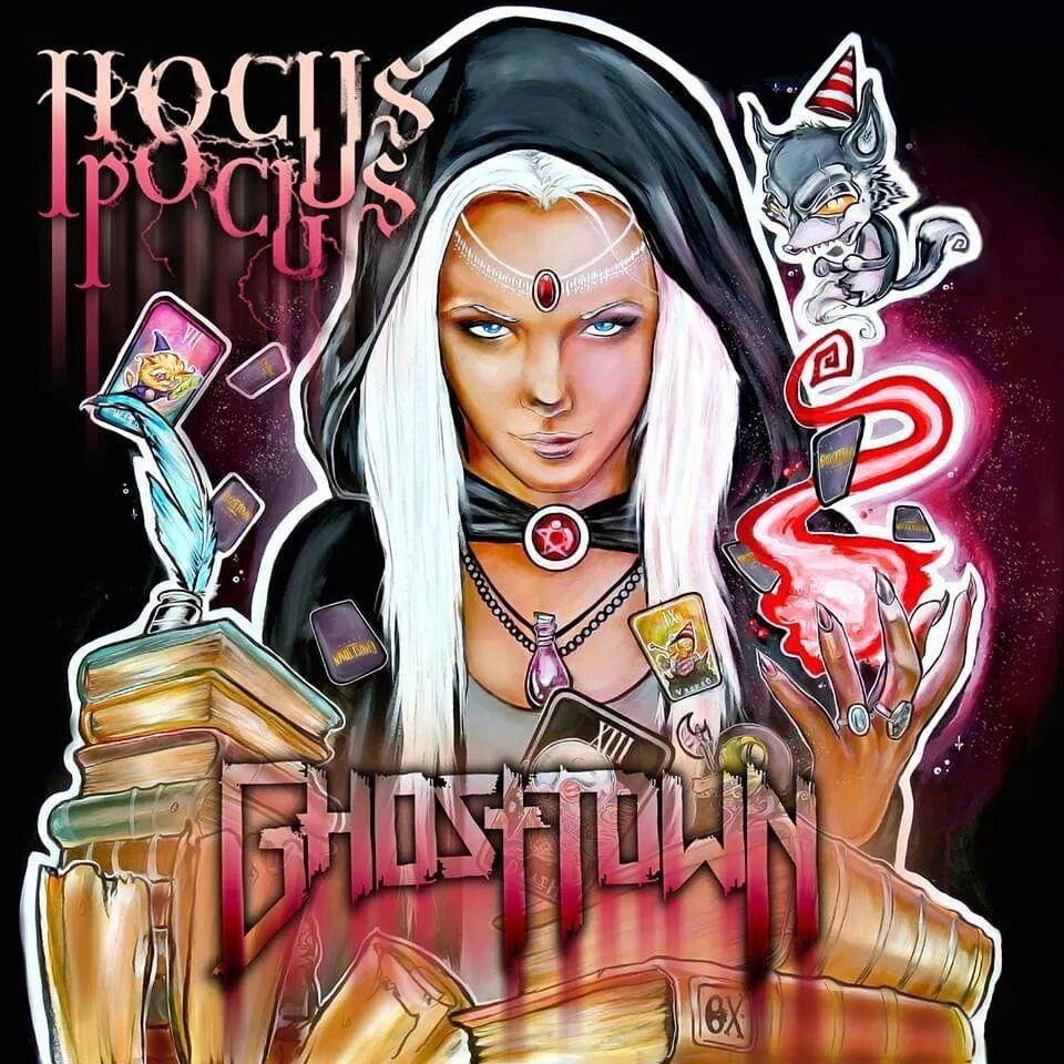 Album cover art for "Hocus Pocus" by Ghost Town