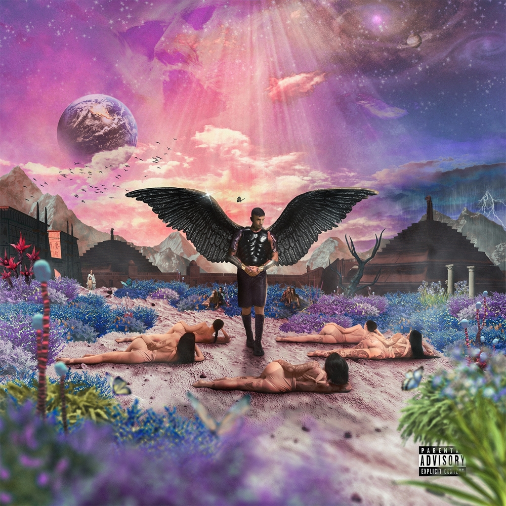 Album cover art for "Sur la Lune" by Axos