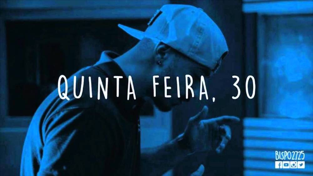 Album cover art for "Quinta-Feira, 30" by Bispo