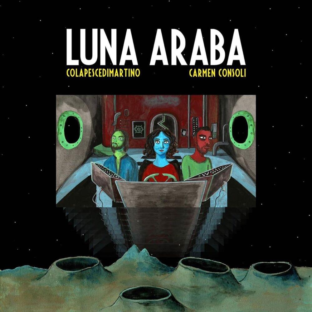 Album cover art for "Luna araba" by Colapesce & Carmen Consoli