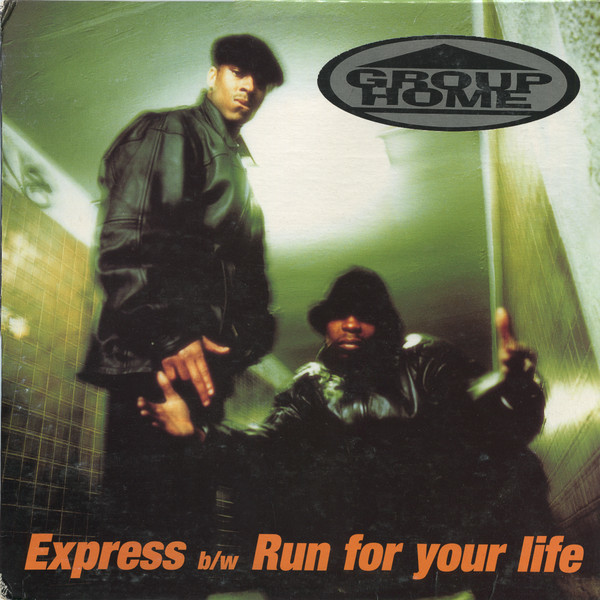 Album cover art for "Run for Your Life" by Group Home & Blackadon & Agallah