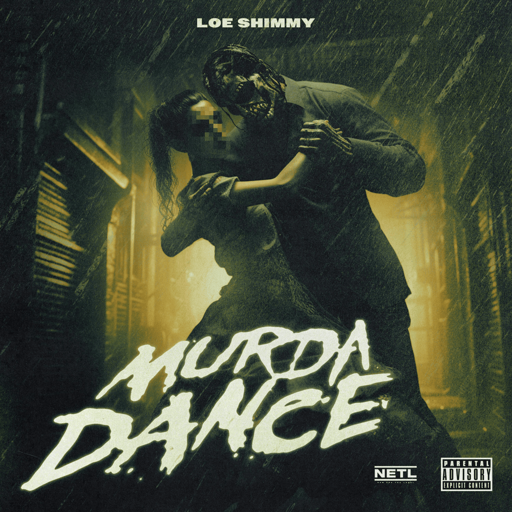 Album cover art for "Murda Dance" by LOE Shimmy