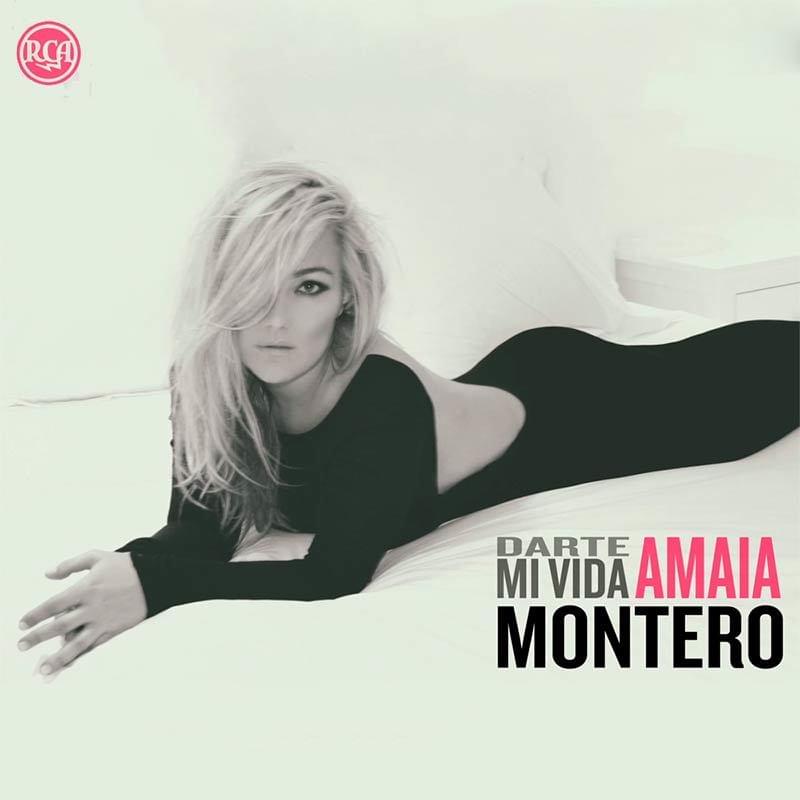 Album cover art for "Darte mi vida" by Amaia Montero