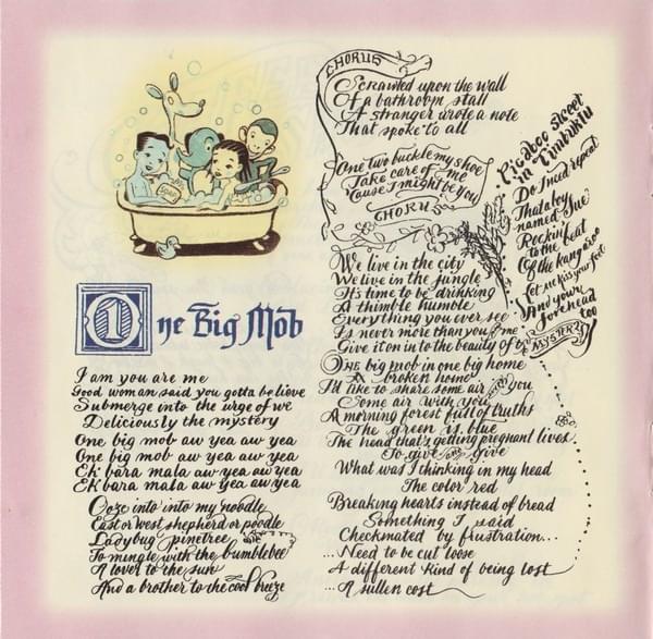 Album cover art for "One Big Mob" by Red Hot Chili Peppers