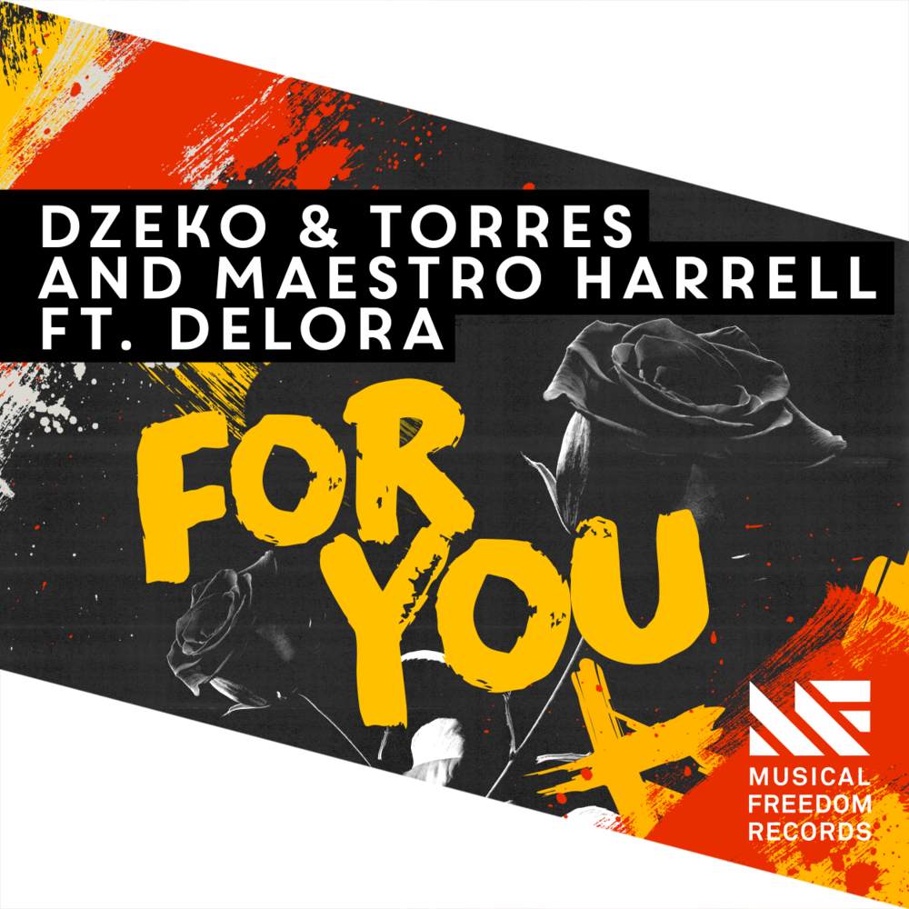 Album cover art for "For You" by Tiësto & Delora