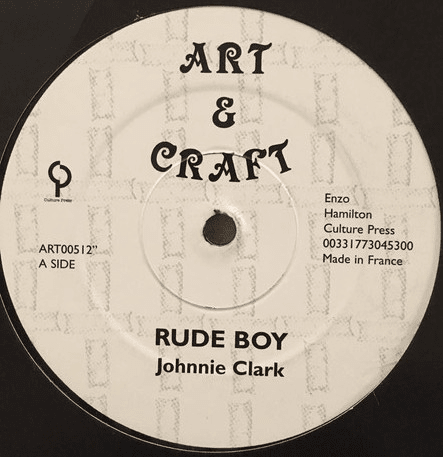 Album cover art for "Rude Boy" by Johnny Clarke