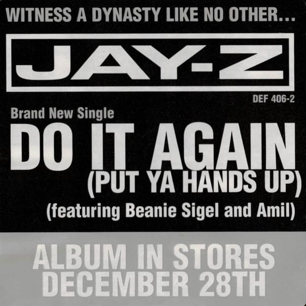 Album cover art for "Do It Again (Put Ya Hands Up)" by JAY-Z & Amil & Beanie Sigel