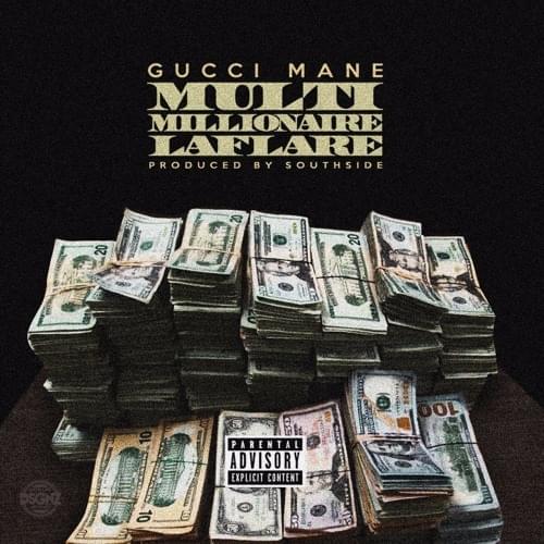 Album cover art for "Multi Millionaire Laflare" by Gucci Mane