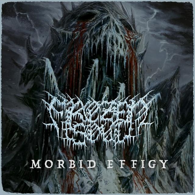 Album cover art for "Morbid Effigy" by Frozen Soul