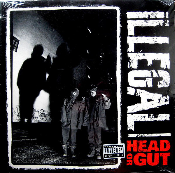 Album cover art for "Head or Gut" by Illegal