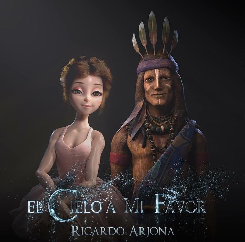 Album cover art for "El Cielo a Mi Favor" by Ricardo Arjona