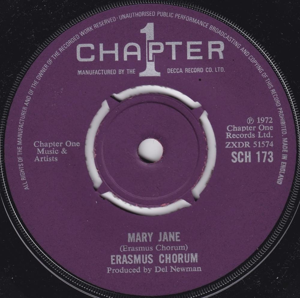 Album cover art for "Mary Jane" by Erasmus Chorum