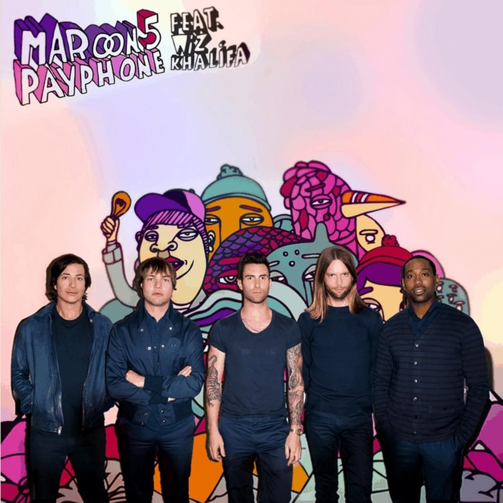 Album cover art for "Maroon 5 - Payphone ft. Wiz Khalifa (Tradução em Português)" by Genius Brasil Traduções
