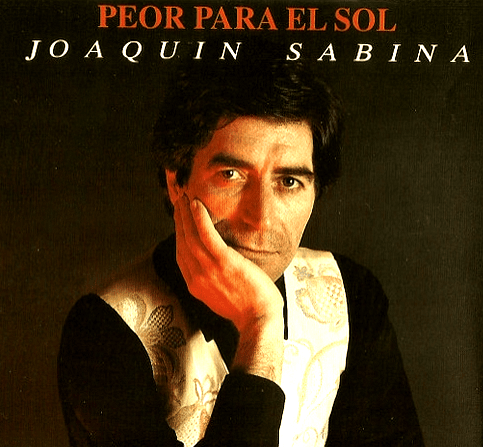 Album cover art for "Peor para el Sol" by Joaquín Sabina