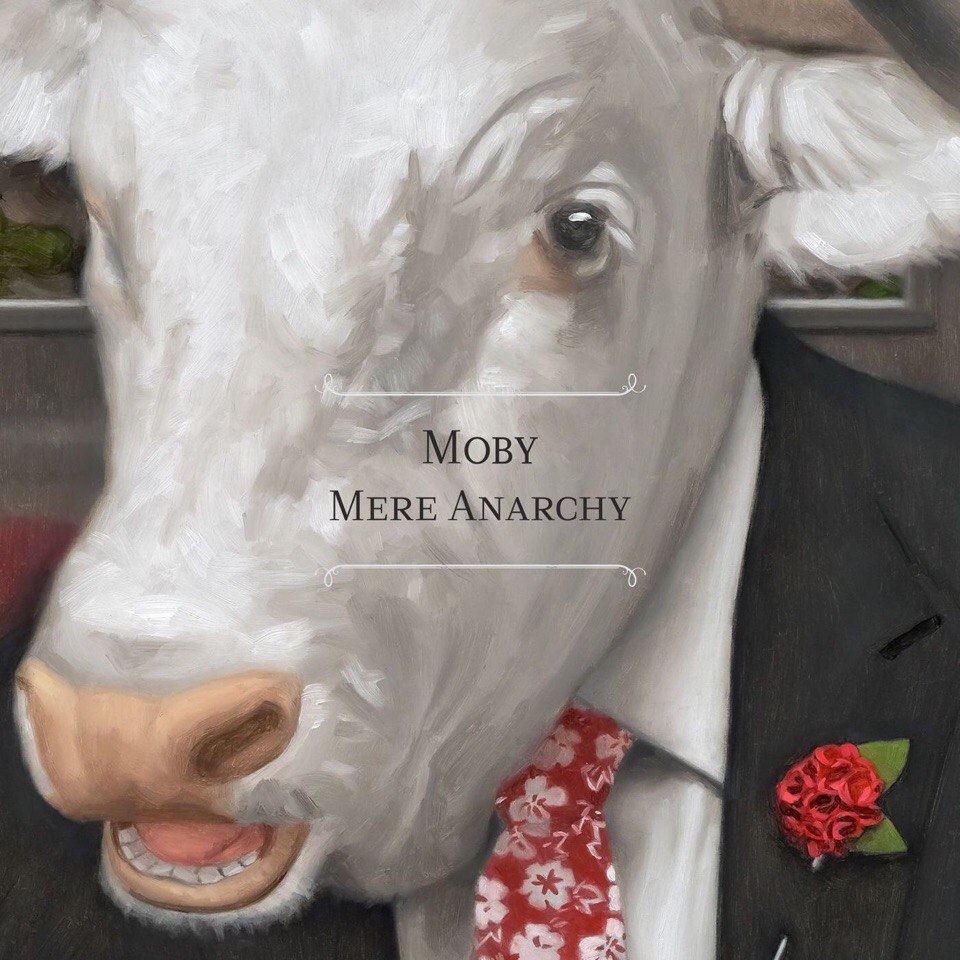 Album cover art for "Mere Anarchy" by Moby