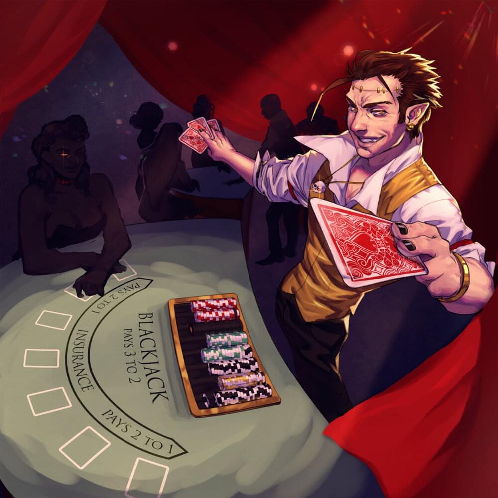 Album cover art for "Grand Avalon Casino" by Mystsaphyr & Big Al (Vocaloid)