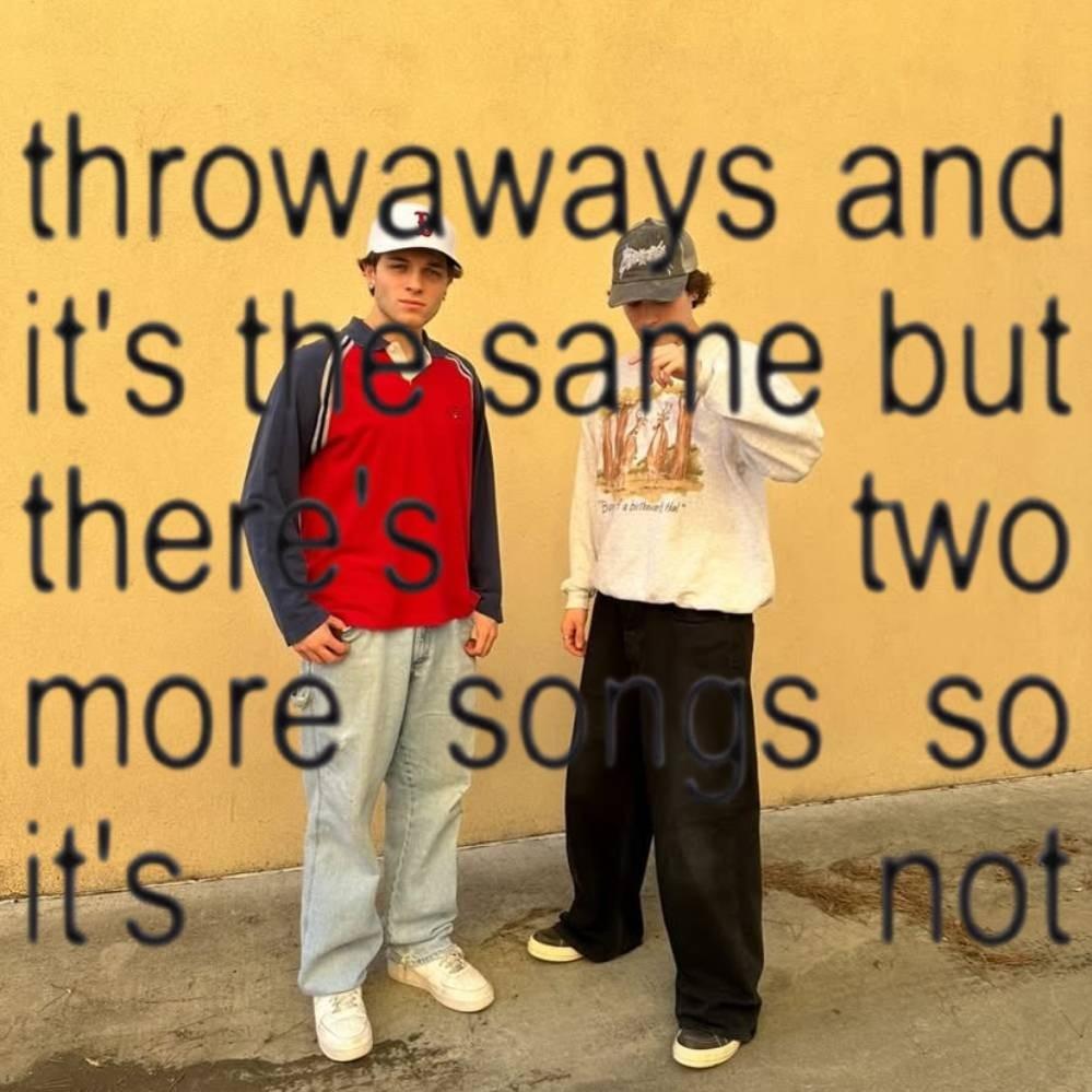 Cover image for throwaways and it’s the same but there’s two more songs so it’s not