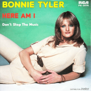 Album cover art for "Here Am I" by Bonnie Tyler