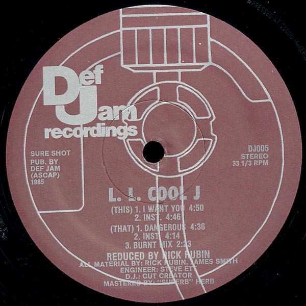 Album cover art for "I Want You" by LL COOL J