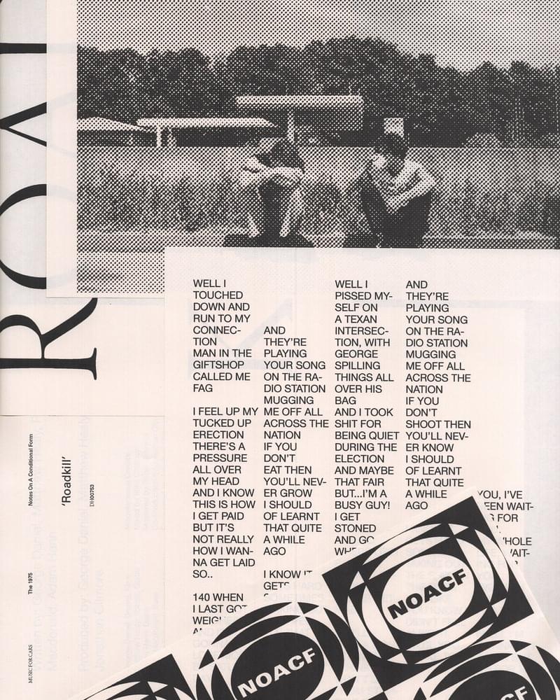 Album cover art for "Roadkill" by The 1975