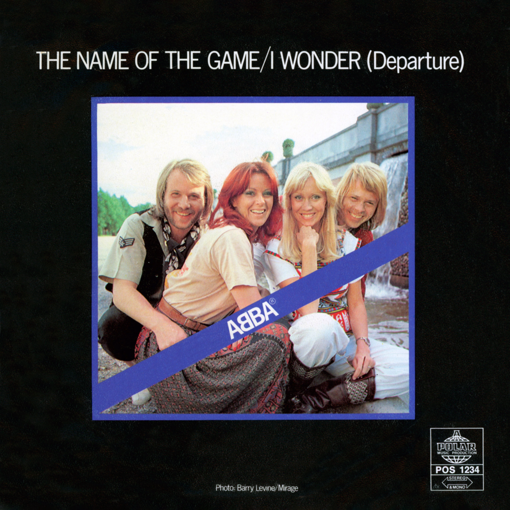 Album cover art for "The Name of the Game" by ABBA