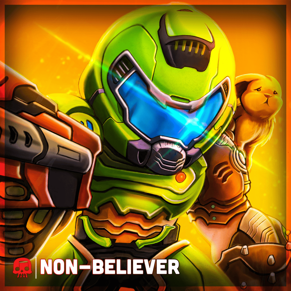 Album cover art for "Non Believer" by JT Music
