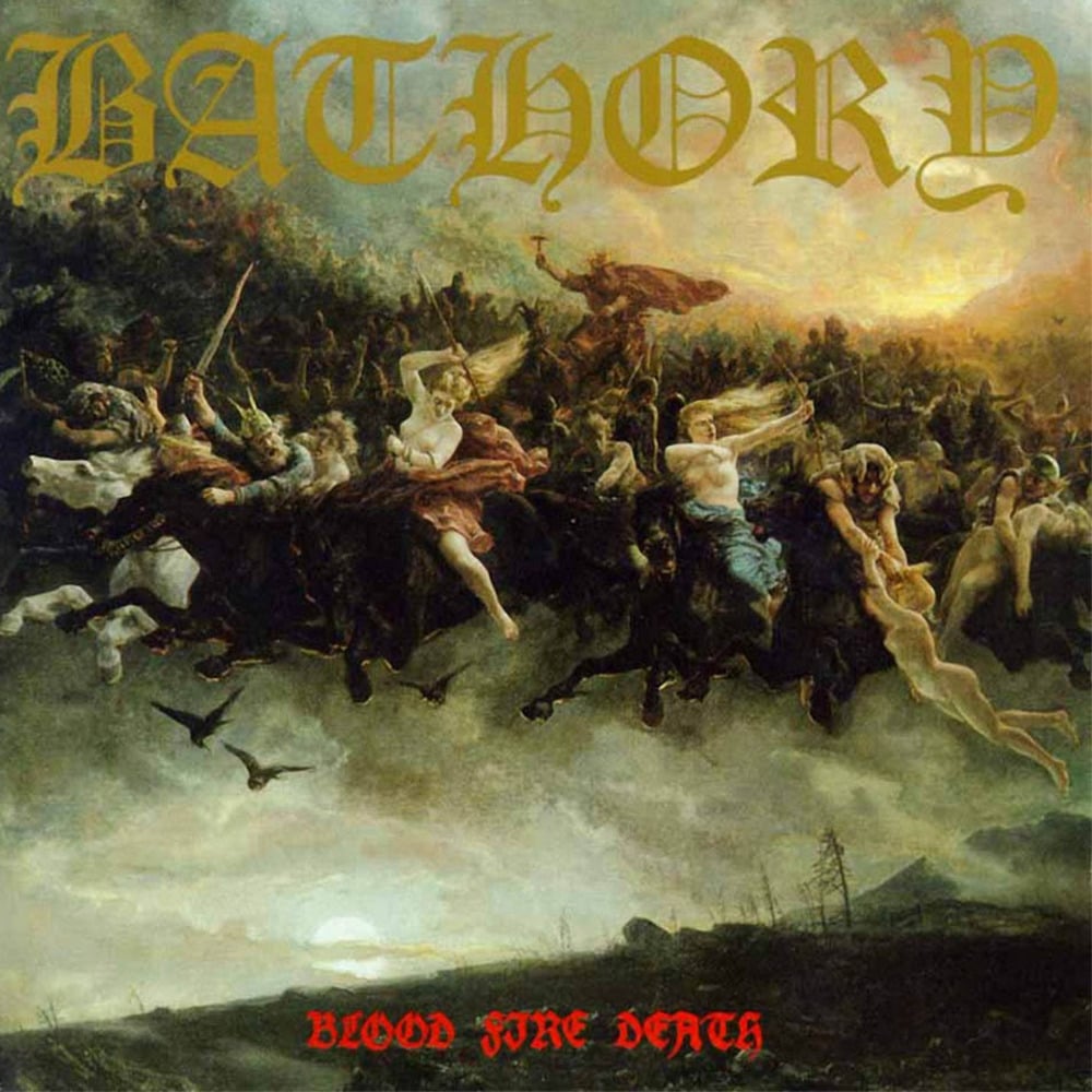 Album cover art for "The Golden Walls Of Heaven" by Bathory